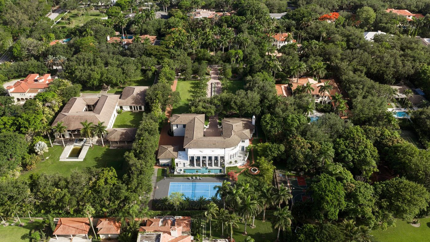 The estate from above