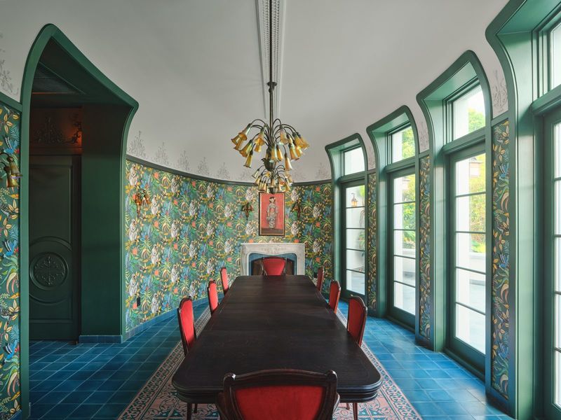 The dining room