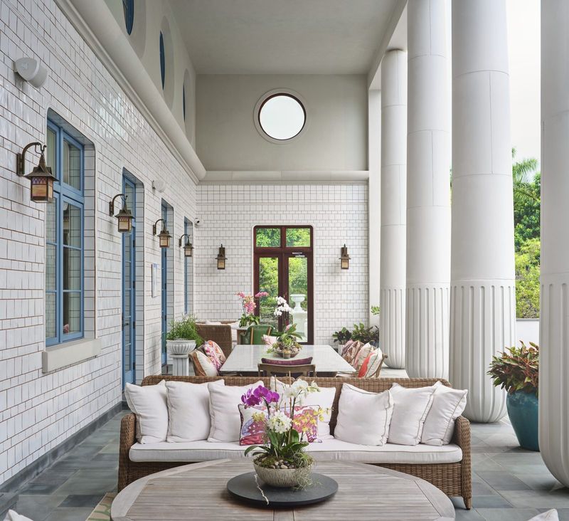 The loggia